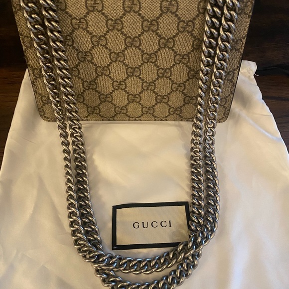 GG Supreme Monogram Mini Dionysus Shoulder Bag AUTHENTIC - Picture 4 of 15